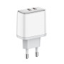Мережевий зарядний пристрій ColorWay Power Delivery Port PPS USB (Type-C PD + Type-C PD) (40W) White (CW-CHS048PD-WT)