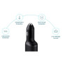 Автомобільний зарядний пристрій Samsung Car Charger Duo EP-L4020 Black (EP-L4020NBEGRU)