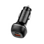 Автомобільний зарядний пристрій ColorWay 2USB (Type-C PD65W + USB QC3.0 18W) 83W Black (CW-CHA068PD-BK)