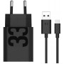 Зарядний пристрій Motorola 33W Black + кабель Type-C (PG38C06448)