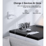 Мережевий зарядний пристрій Choetech (USB-C+USB-A) White (PD5012-EU-WH)