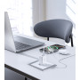 Мережевий зарядний пристрій Choetech (USB-C+USB-A) White (PD5012-EU-WH)