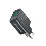 Сетевое зарядное устройство Grand-X (2xUSB 3.1А) Black (CH-60) с защитой от перегрузки