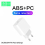 Мережевий зарядний пристрій Denmen DC06 (1USB 3.6A) PD20W+QC3.0 White (DM-DC06T-WH) + кабель USB Type-C