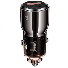 Автомобільний зарядний пристрій XO CC58 (USB, USB-C, 3.25A) 95W Dark Grey