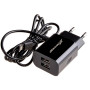 Зарядное устройство Grand-X 5V 2,1A 2USB + micro USB Black (CH-35B)