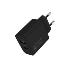Сетевое зарядное устройство ColorWay (1USB Type-C PDx3A;1USBx4A) Black (CW-CHS025QPD-BK)