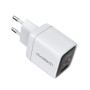 Мережевий зарядний пристрій Choetech (USB-C+USB-A) White (PD6052-EU-WH)