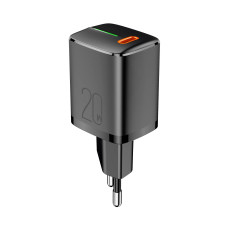 Сетевое зарядное устройство Grand-X USB-C PD3.0 20W для Apple iPhone и Android QC4.0,FCP,AFC Black (CH-790)