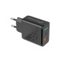 Сетевое зарядное устройство Grand-X Fast Charge 3-в-1 QC3.0, FCP, AFC, (1хUSB, 18W) Black (CH-650)
