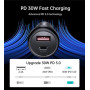 Автомобільний зарядний пристрій Choetech (1USB Type C; 1USB) 60W PD3.0 QC3.0 Black (TC0014)
