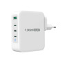 Мережевий зарядний пристрій J5create GaN USB-C 130W White (JUP43130E-EN)