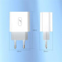 Зарядное устройство SkyDolphin SC20 PD+QC3.0 (2USB, 3A) White (MZP-000121)