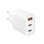 Мережевий зарядний пристрій XO L117 (2USB-С, 1USB, 3А) PD, QC 3.0 White (L117-CC.white)