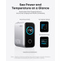 Мережевий зарядний пристрій Anker Laptop GaN Charger Silver, 140W 3xUSB-C 1xUSB-A Display (B2697G41) + кабель USB Type-C