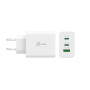 Мережевий зарядний пристрій J5create GaN USB-C 65W White (JUP3365E-EN)