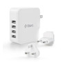 Мережевий зарядний пристрій Ttec Quattro Traveler 4хUSB 5.1A/25Вт White (2SC02BUK)
