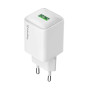 Мережевий зарядний пристрій ColorWay 1USB Quick Charge 3.0 (18W) V2 White (CW-CHS063Q-WT)