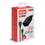 Сетевое зарядное устройство ColorWay (1USBx2A) Black (CW-CHS012CM-BK) + кабель MicroUSB