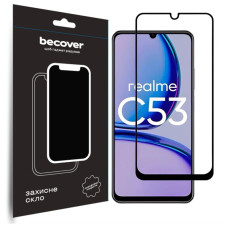Захисне скло BeCover для Realme C53 Black (710105)