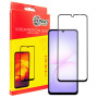 Захисне скло Dengos для Samsung Galaxy A07 SM-A075 Black Full Glue (TGFG-406)