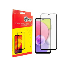 Защитное стекло Dengos для Samsung Galaxy A03 Core SM-A032 Black Full Glue (TGFG-200)