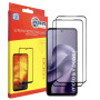 Захисне скло Dengos для Motorola Moto G17/G17 Power Black Full Glue (DG-TG2P-101) 2 шт.