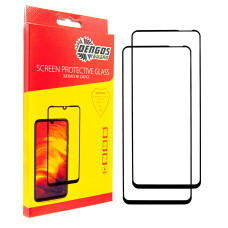 Захисне скло Dengos для Motorola Moto G57/G57 Power Black Full Glue (DG-TG2P-104) 2 шт.