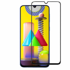 Защитное стекло для Samsung Galaxy M21 SM-M215/M31 SM-M315/M30s SM-M307/F41 SM-F415 Black, 0.3мм, 4D ARC, Люкс (Z15258)