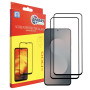 Захисне скло Dengos для Samsung Galaxy S25 FE Black Full Glue (DG-TG2P-91) 2 шт.
