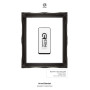 Защитное стекло Armorstandart Icon для Motorola Moto G8 Black (ARM57653)