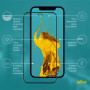 Защитное стекло Piko для Apple iPhone 12 Black Full Glue, 0.3mm, 2.5D (1283126506444)