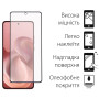 Захисне скло Dengos для Motorola Moto G86 Black Full Glue (TGFG-422)