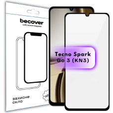 Захисне скло BeCover для Tecno Spark Go 3 (KN3) Black (715166)