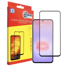 Захисне скло Dengos SuperD для Samsung Galaxy A37 SM-A376/A57 SM-A576 Black Full Glue (TGFG-SD-08)