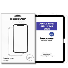 Захисне скло BeCover 10D для Apple iPad Air 11" M4 2026 Black (715169)
