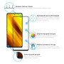Защитное стекло Global для Xiaomi Poco X3 Full Glue Black (1283126509537)