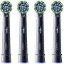 Насадка для зубної електрощітки Braun Oral-B Pro Cross Action Black EB50BRX (4 шт)