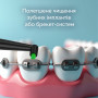 Насадки монопучкові середньої жорсткості для зубної щітки Pecham Black