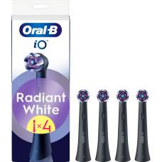 Насадка для зубної електрощітки Braun Oral-B iO RB WB Radiant White Black (4 шт)
